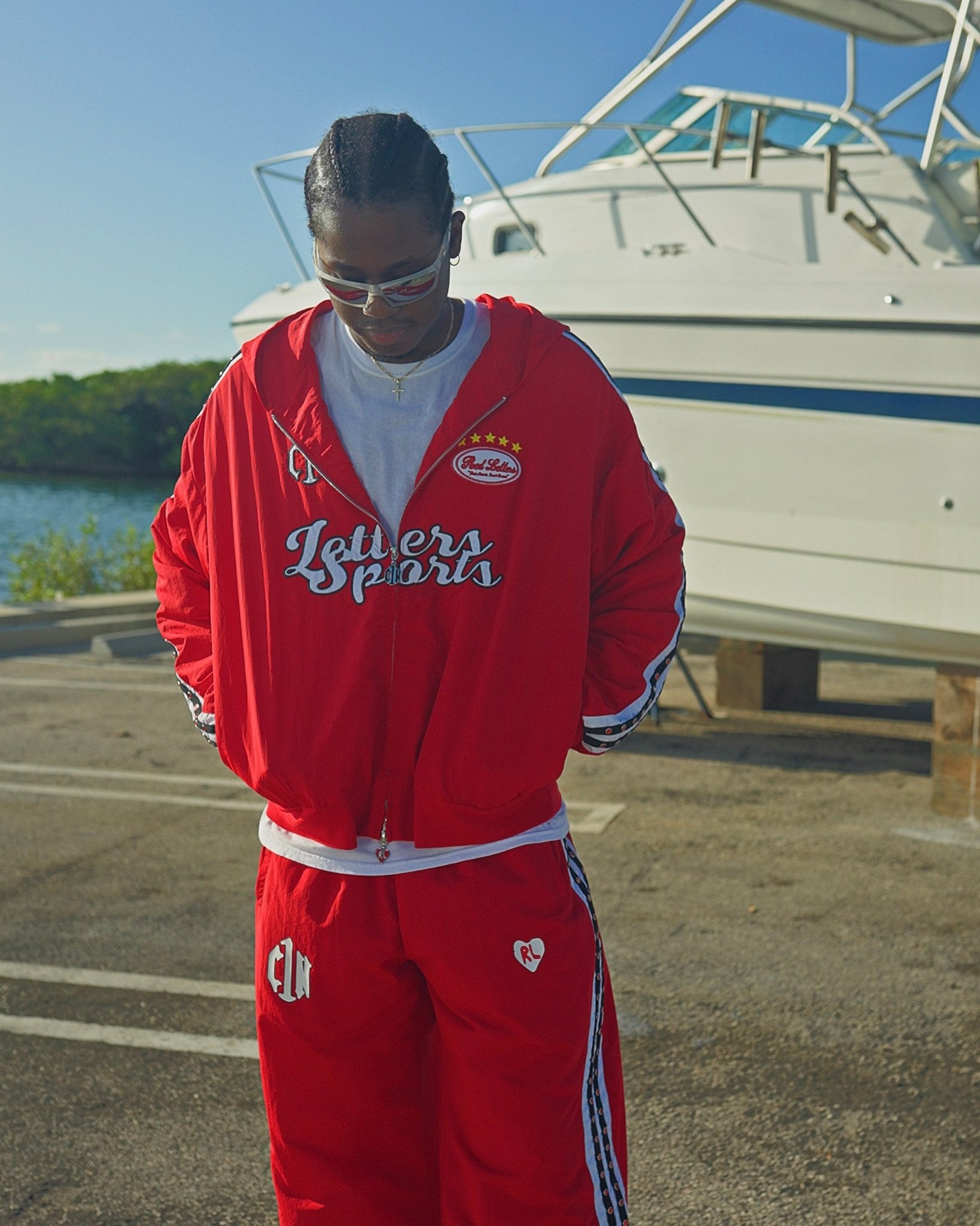 C1N x RL Zip Up - Red by Red Letters
