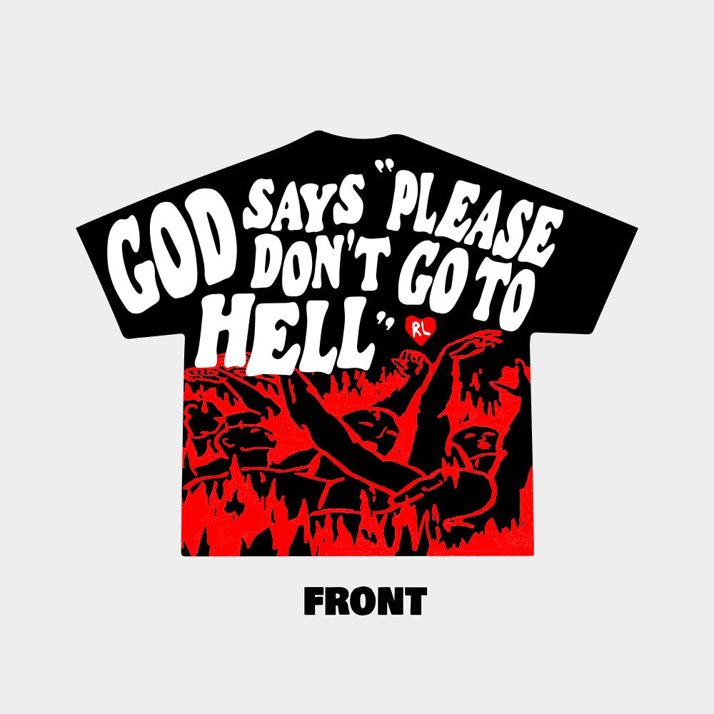 "Please Don't Go" Vintage Tee - RED LETTERS