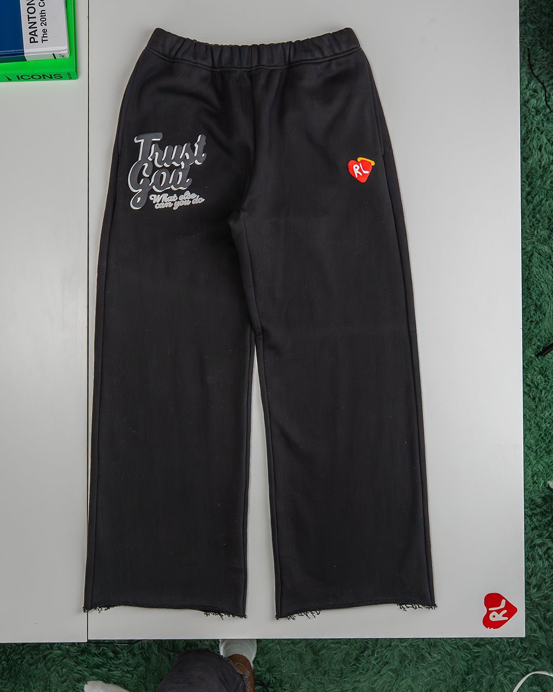 Trust God Pant - Black by Red Letters
