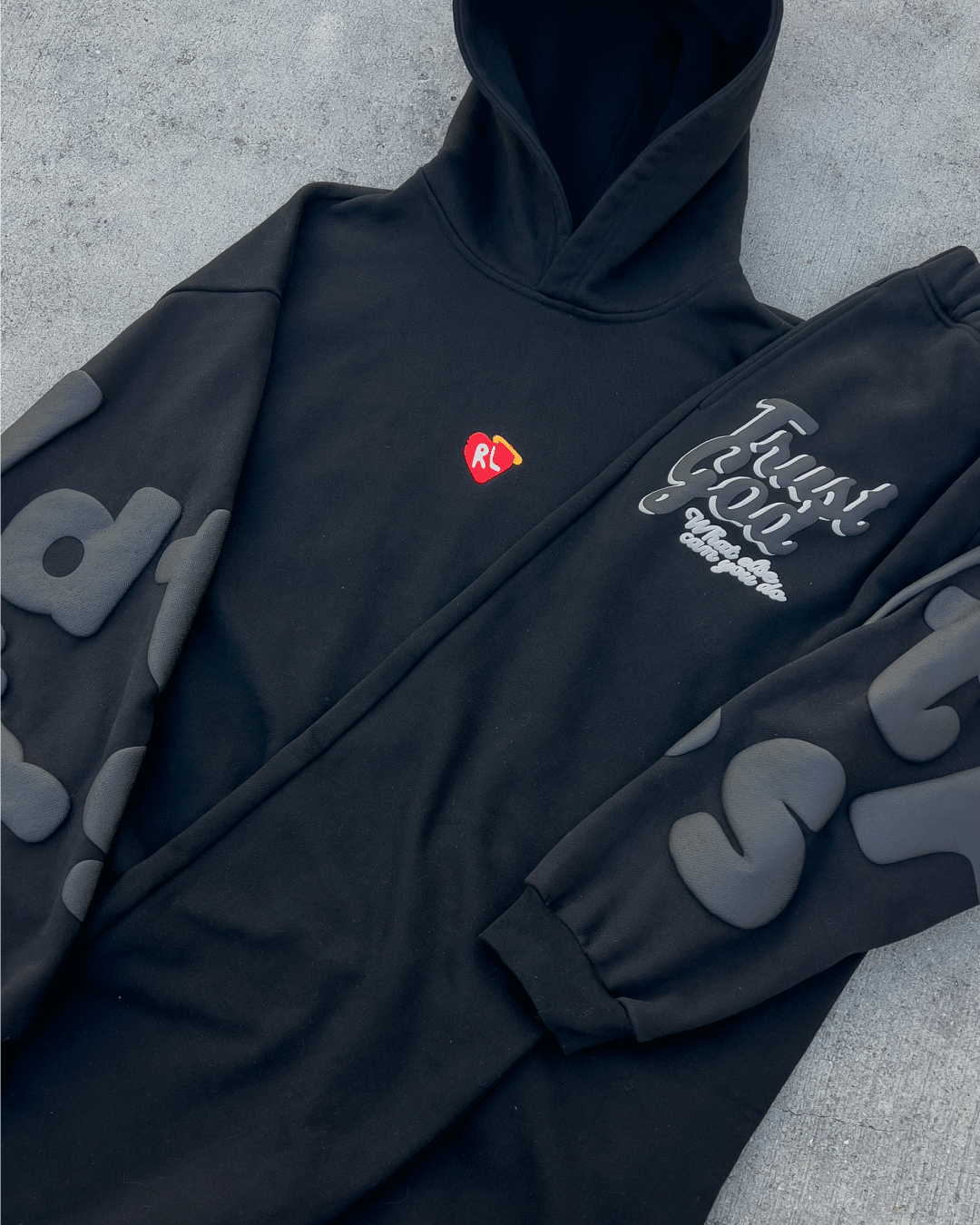 Trust God Set - Black by Red Letters