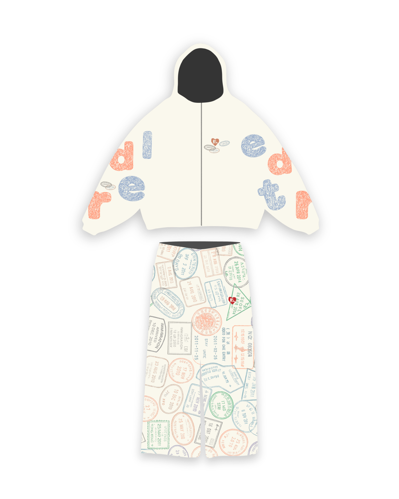 Where U Are Set by Red Letters