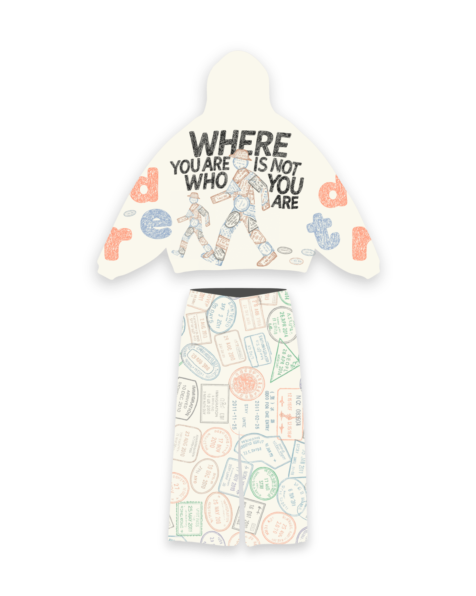 Where U Are Set by Red Letters