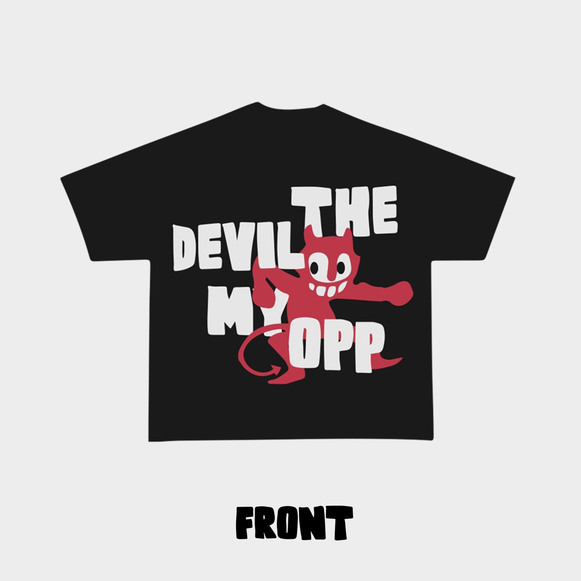 "Devil My Opp" V2 Tee - RED LETTERS