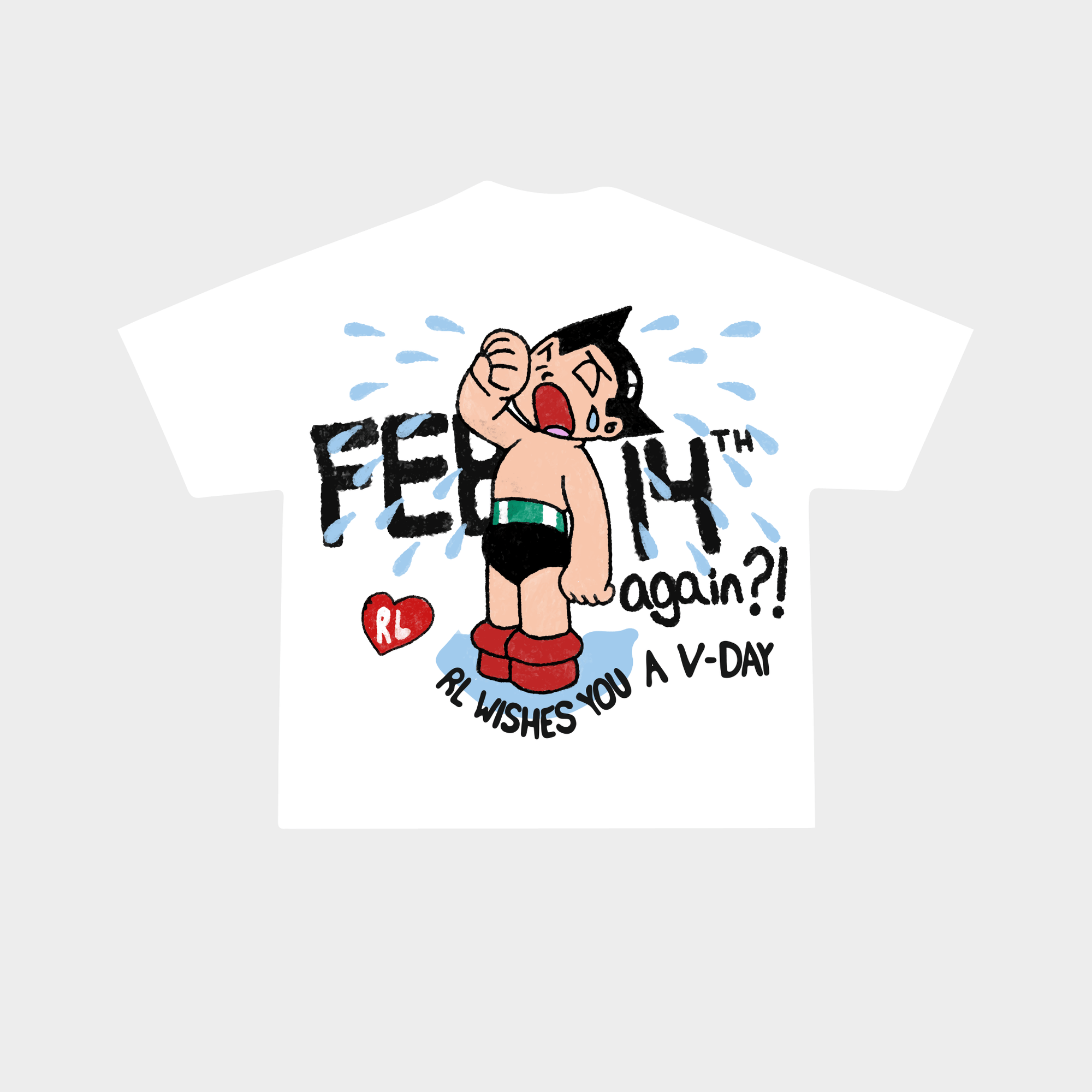 "Not Again" Tee - RED LETTERS
