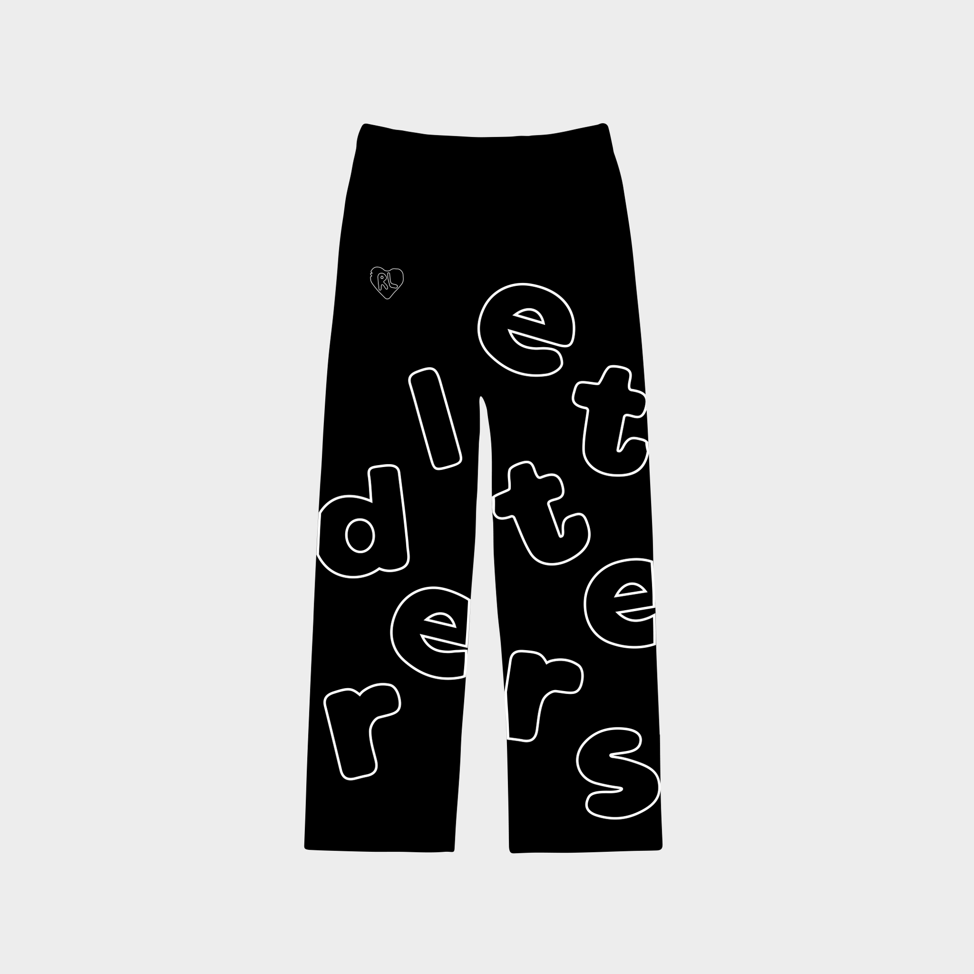 "Scattered White" Straight Leg Pant - RED LETTERS