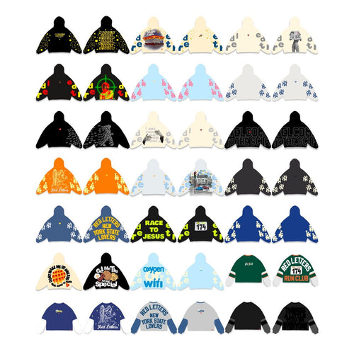 Hoodies - Red Letters