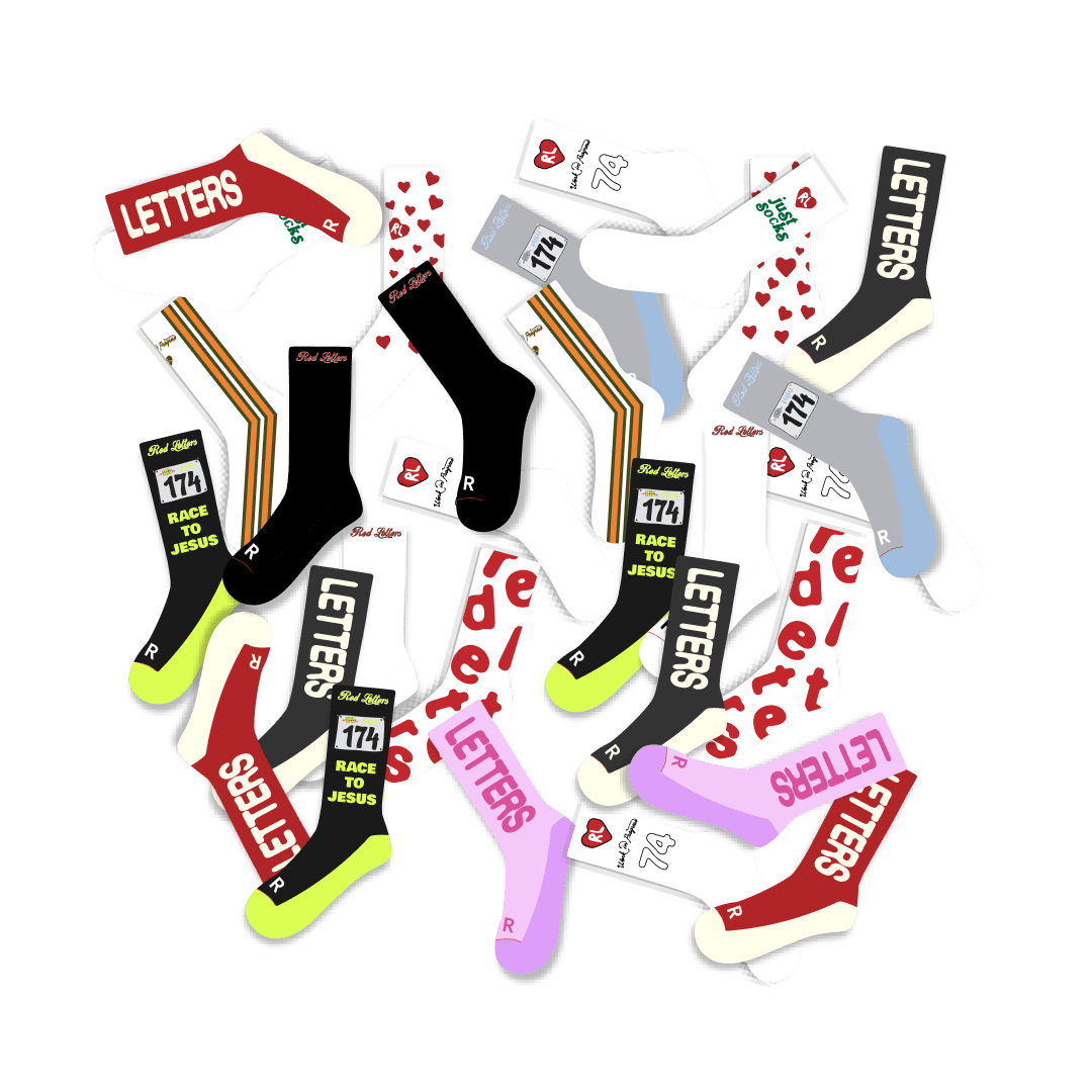 🎁 (2 - Pack) Mystery Socks (100% off) by Red Letters