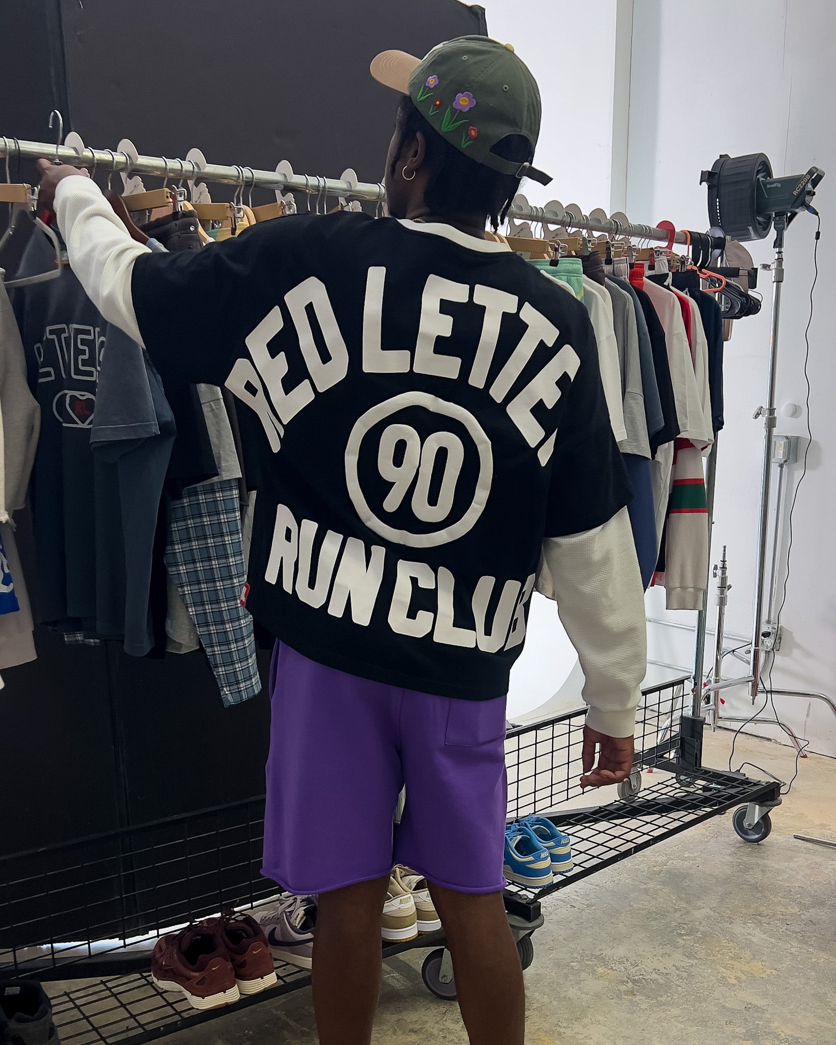 90 Run Club Thermal Layer Shirt by Red Letters