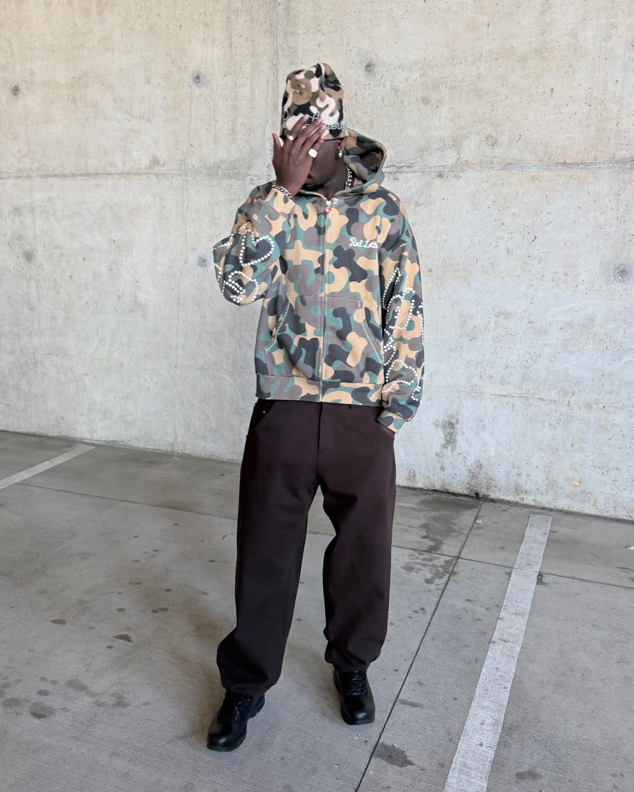 Hidden Gem Scattered Zip Up