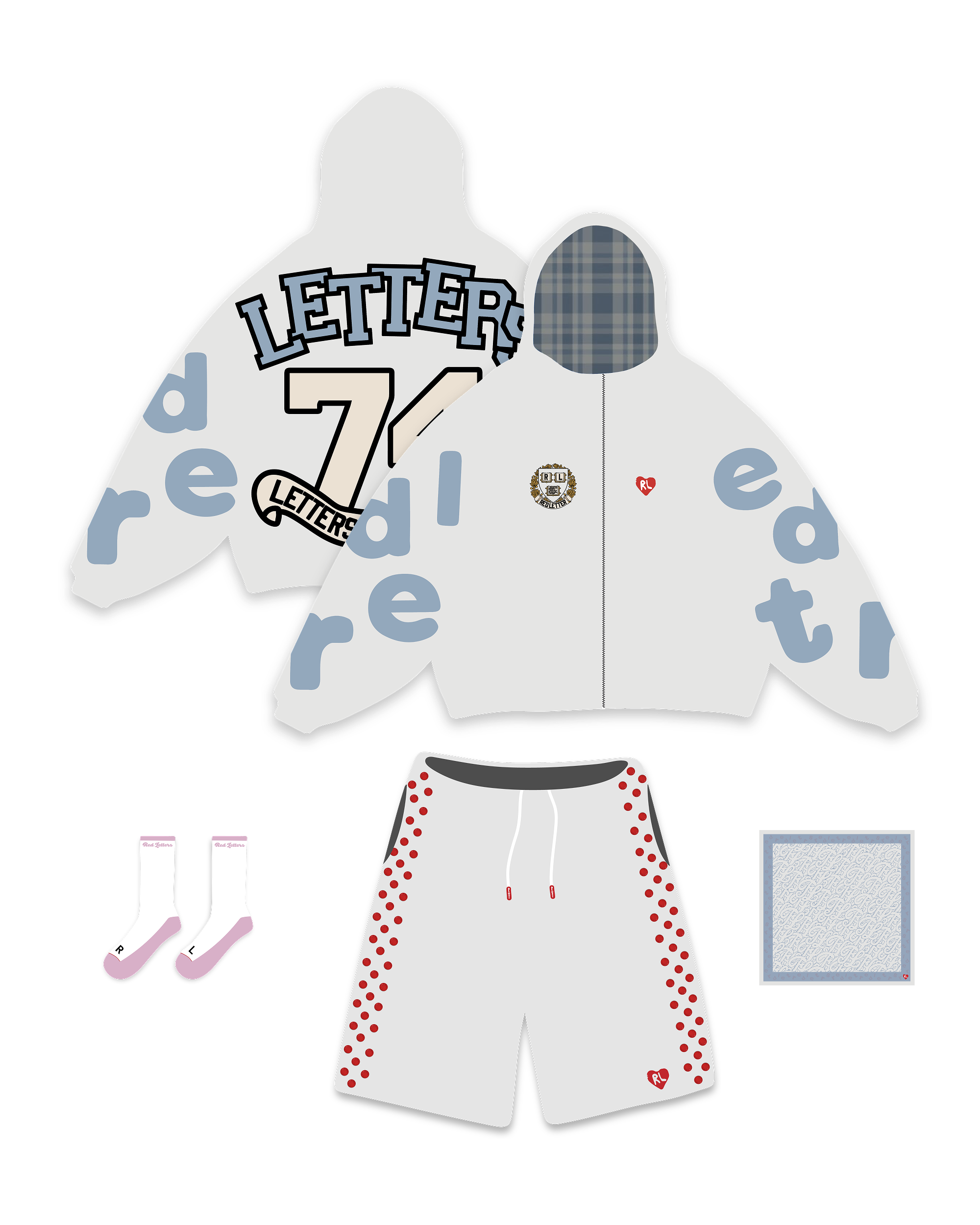 RL Uni Scattered Set V4 - Heather