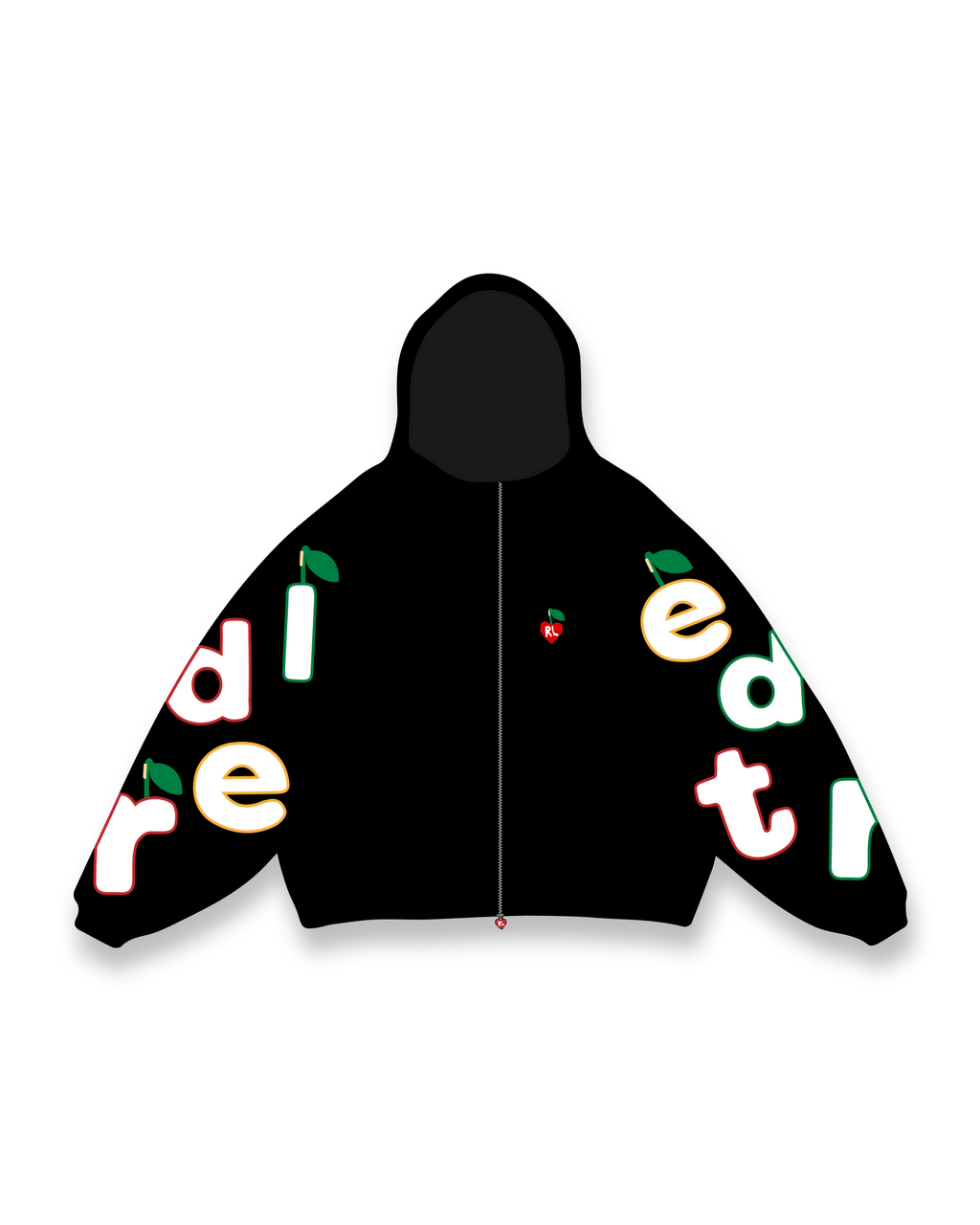 Ask Me About Jesus Scattered Zip Up by Red Letters