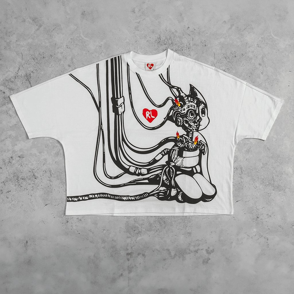 Astro Rebuild Tee - Red Letters