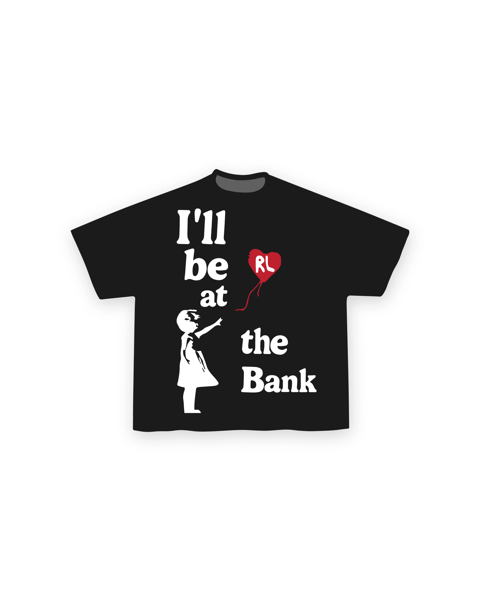 At The Bank See - Red Letters