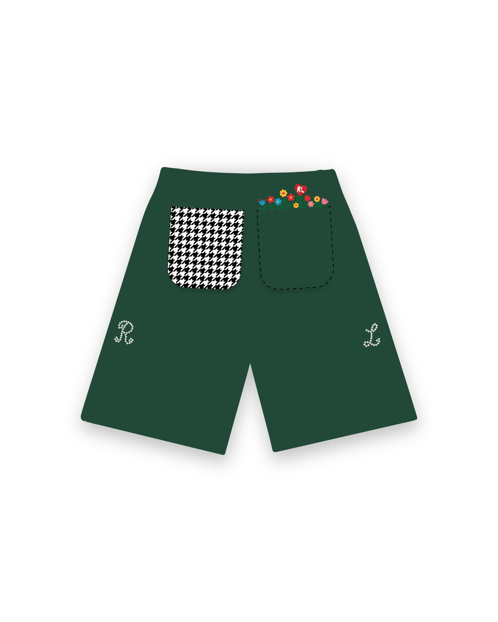 At The Garden French Terry Shorts by Red Letters