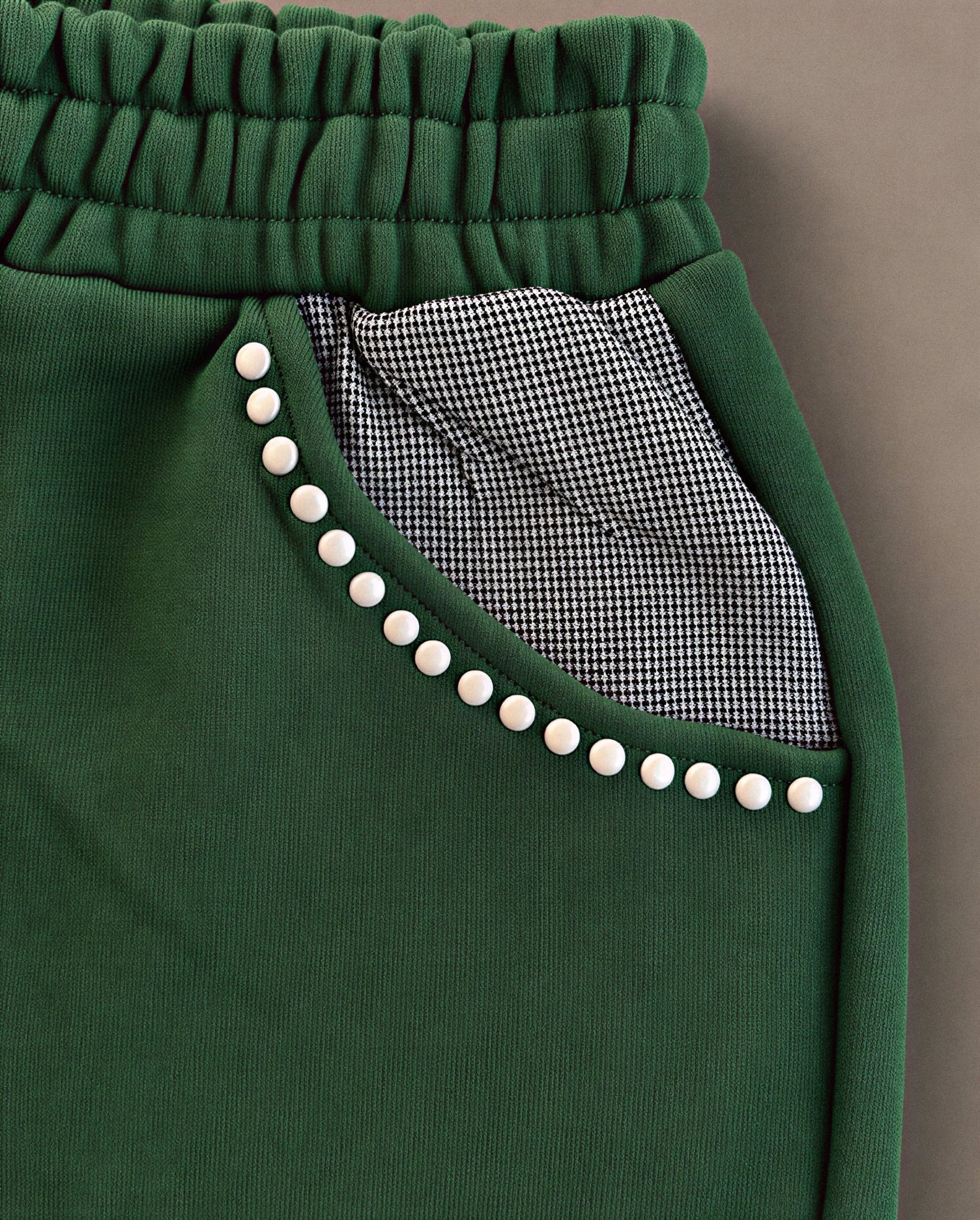 At The Garden French Terry Shorts - Red Letters