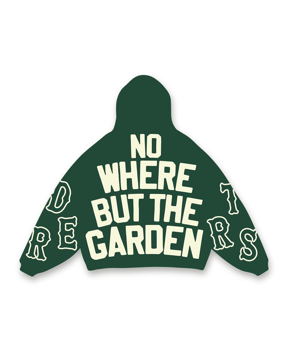 At The Garden Scattered Zip Up by Red Letters