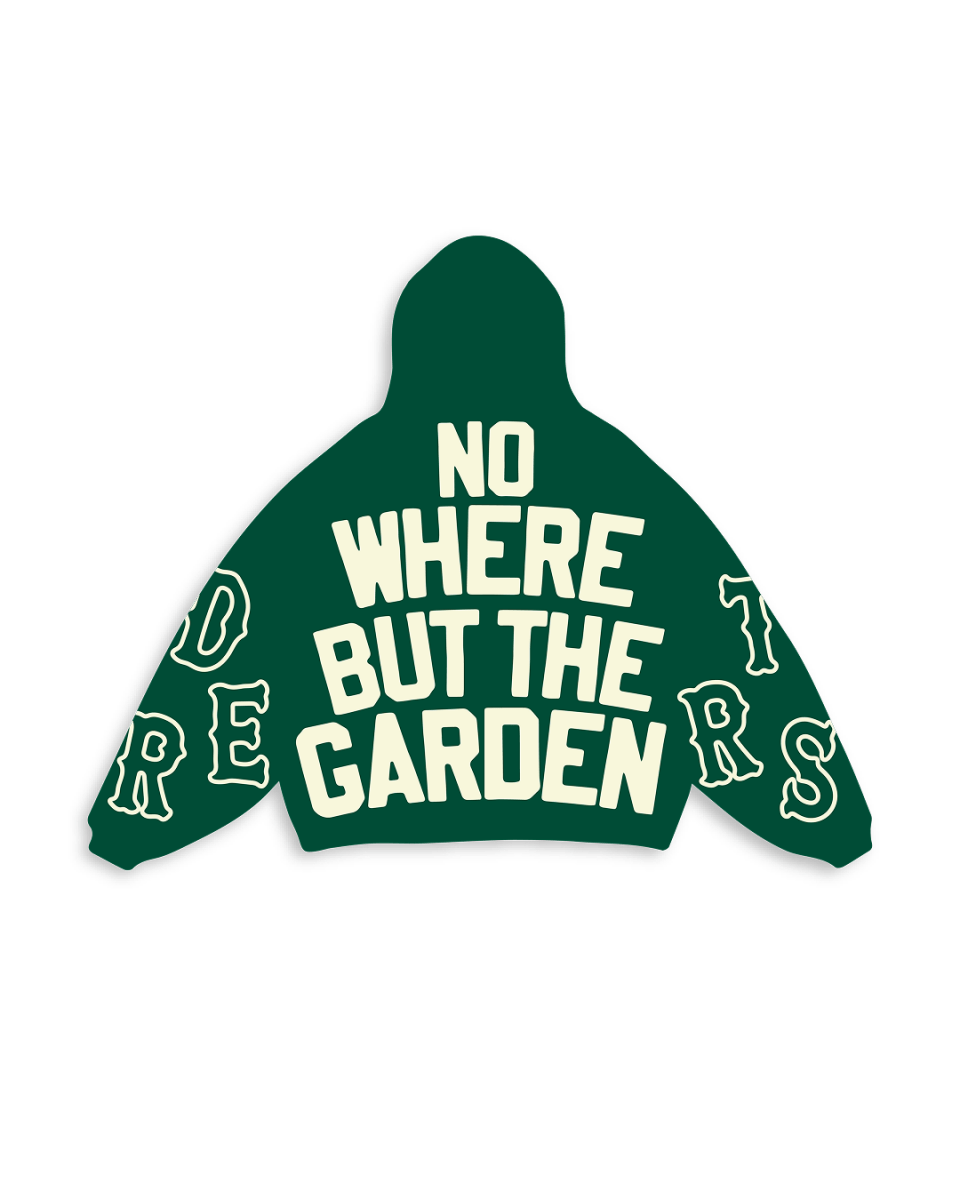 At The Garden Scattered Zip Up - Red Letters