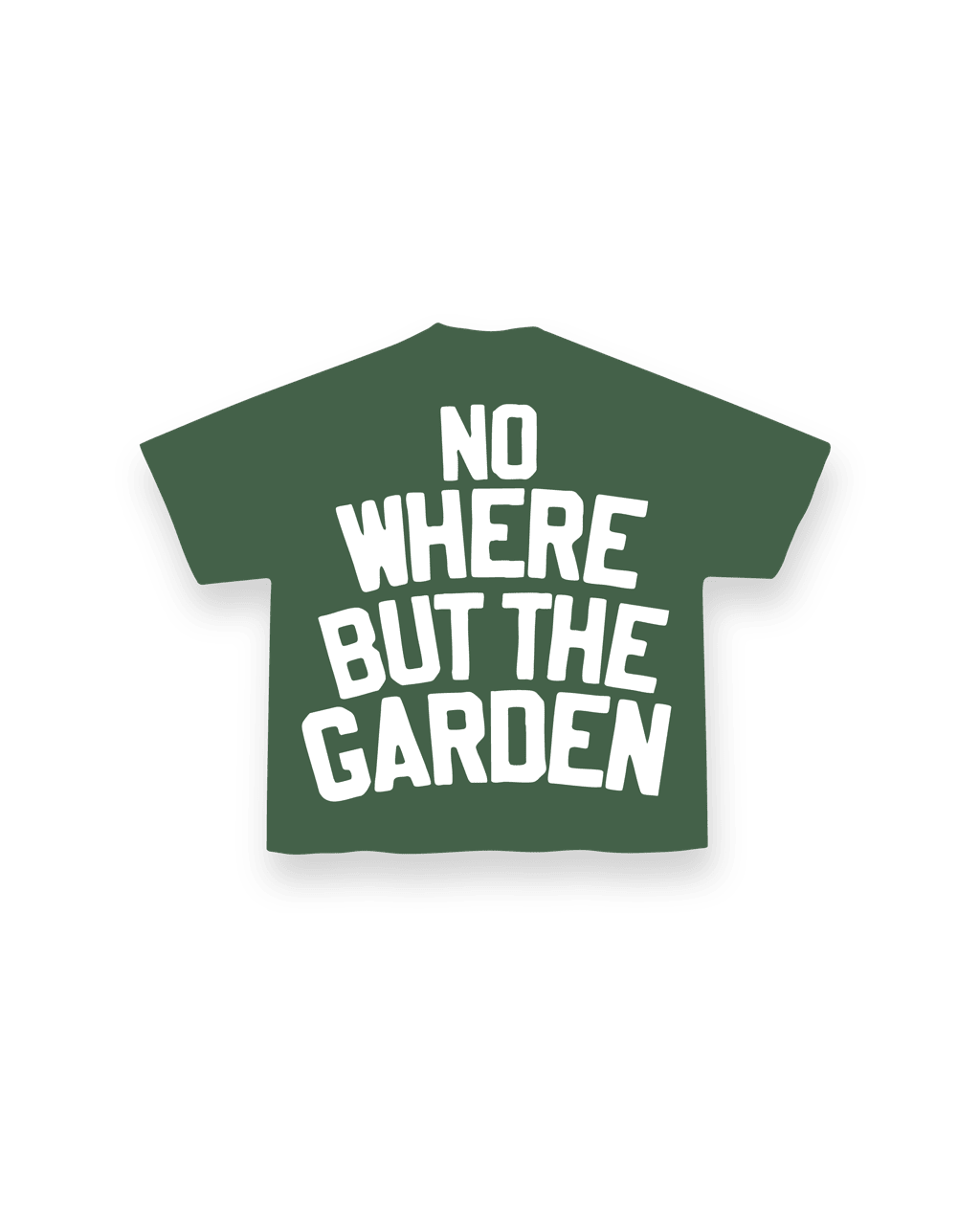 At The Garden Tee - Red Letters