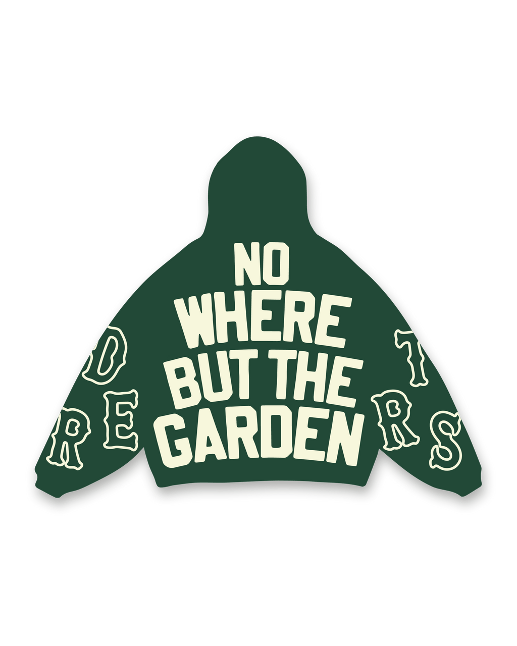 At The Garden V2 Scattered Zip Up by Red Letters