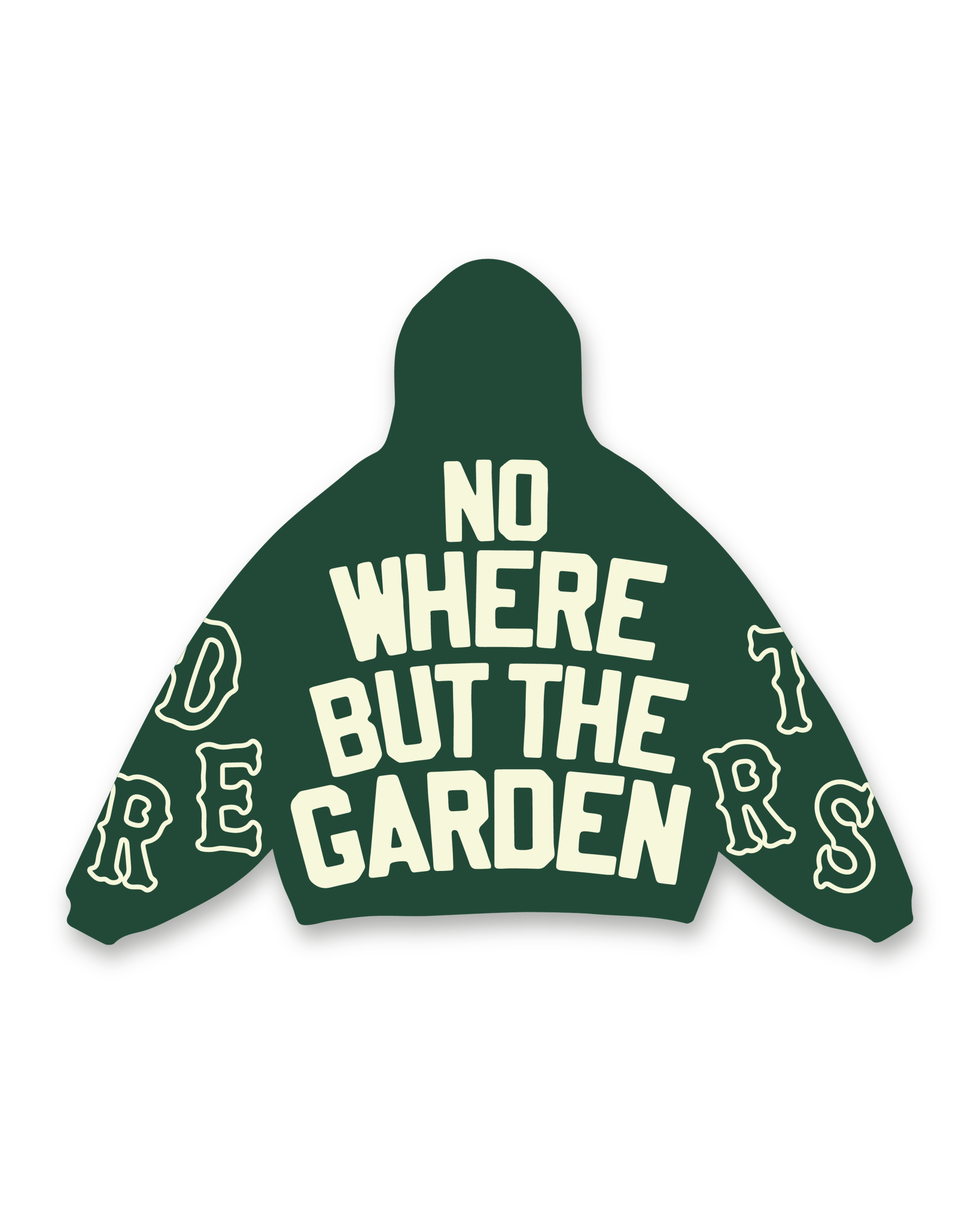 At The Garden V2 Scattered Zip Up by Red Letters