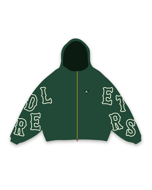 At The Garden V2 Scattered Zip Up by Red Letters