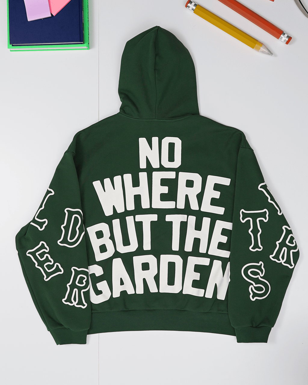 At The Garden V2 Scattered Zip Up by Red Letters