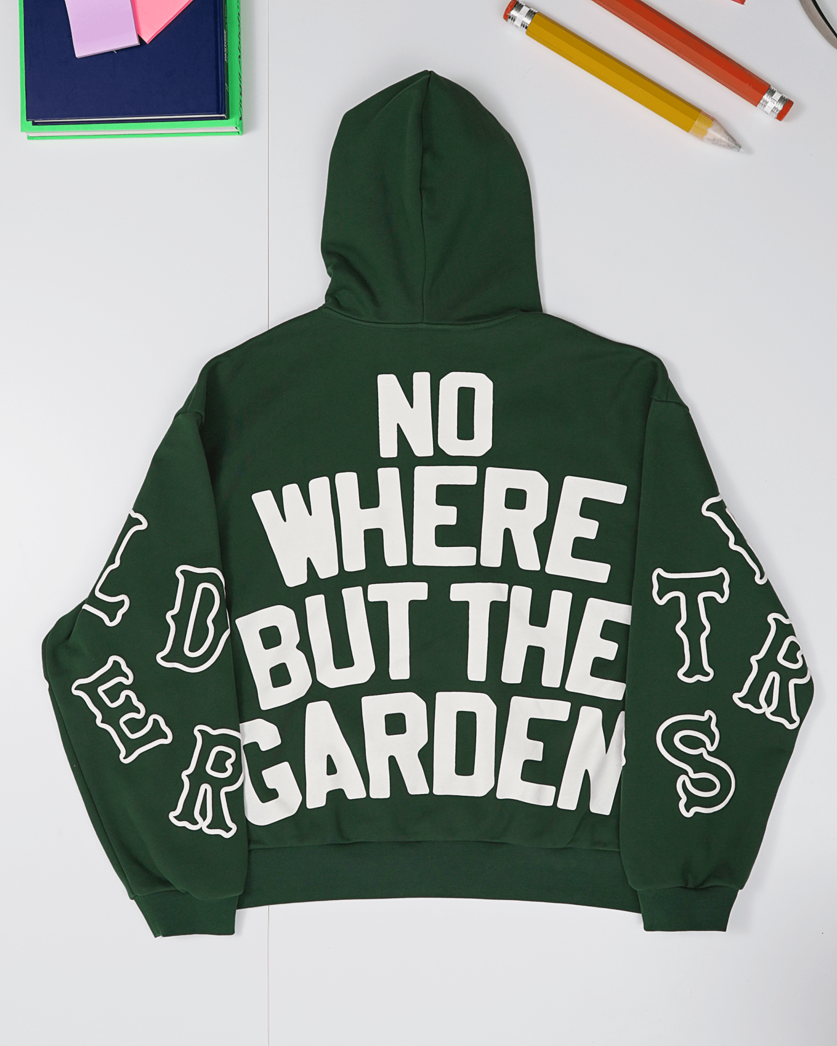 At The Garden V2 Scattered Zip Up by Red Letters