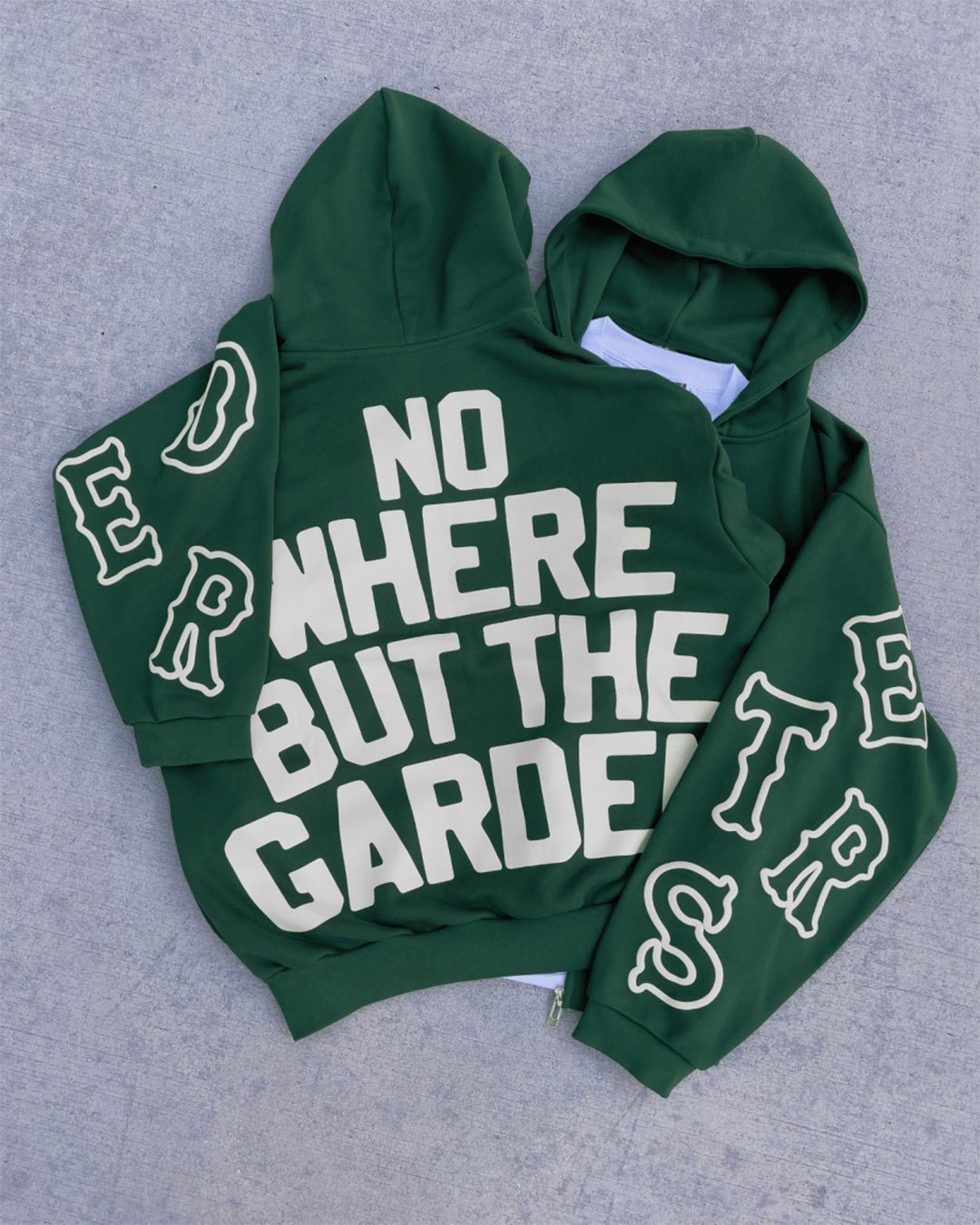 At The Garden V2 Scattered Zip Up by Red Letters