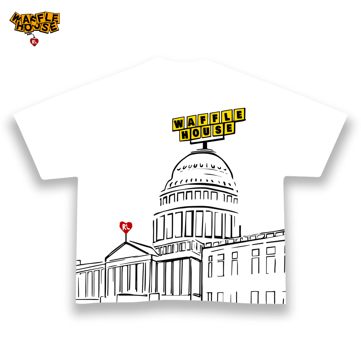 Awful Waffle Tee by Red Letters