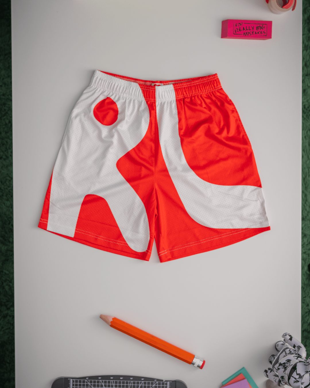 Big RL Mesh Shorts by Red Letters
