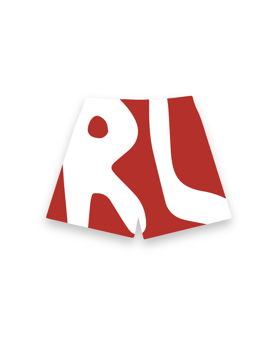 Big RL Mesh Shorts - Red Letters
