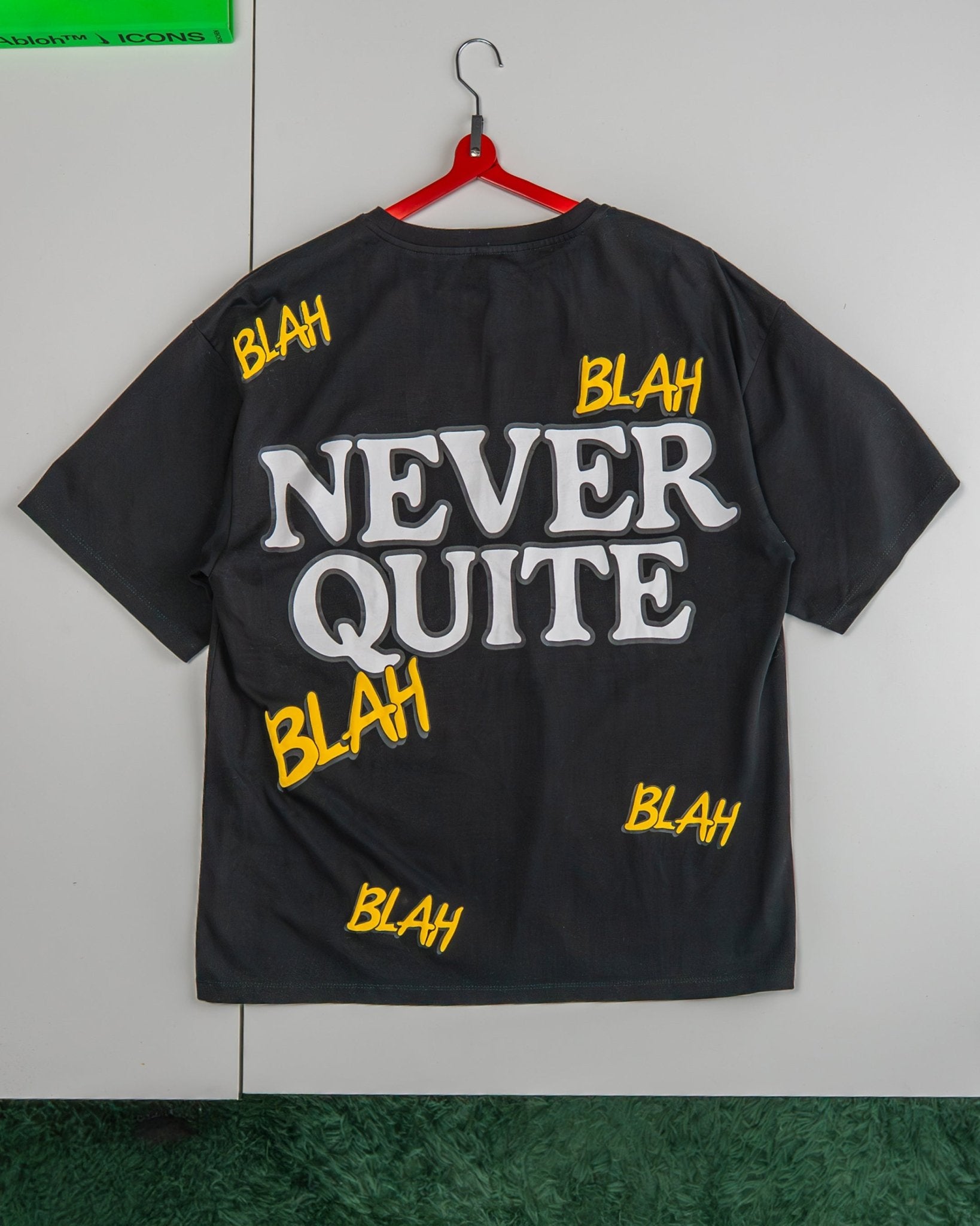 Blah Blah Blah Tee - Black by Red Letters