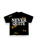 Blah Blah Blah Tee - Black by Red Letters