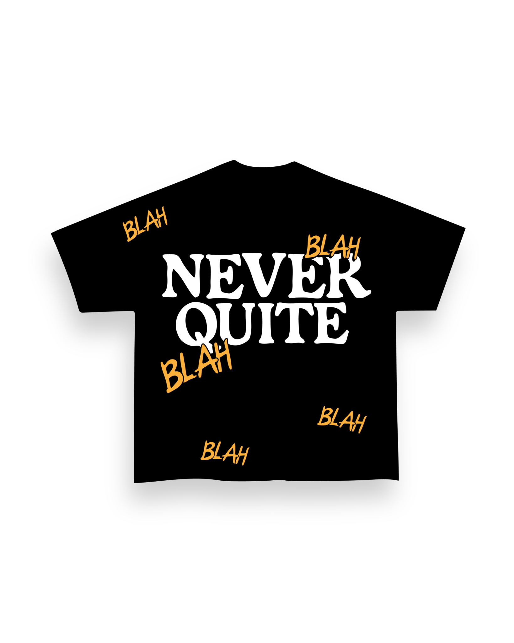 Blah Blah Blah Tee - Black by Red Letters