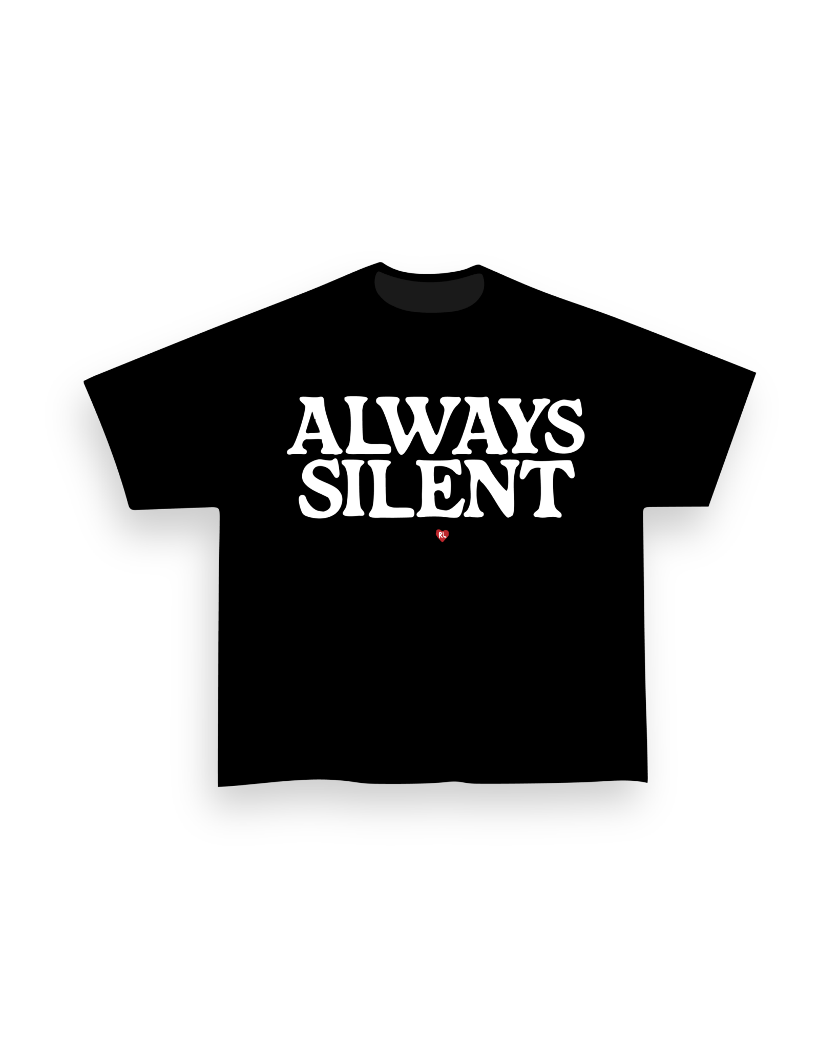 Blah Blah Blah Tee - Black by Red Letters