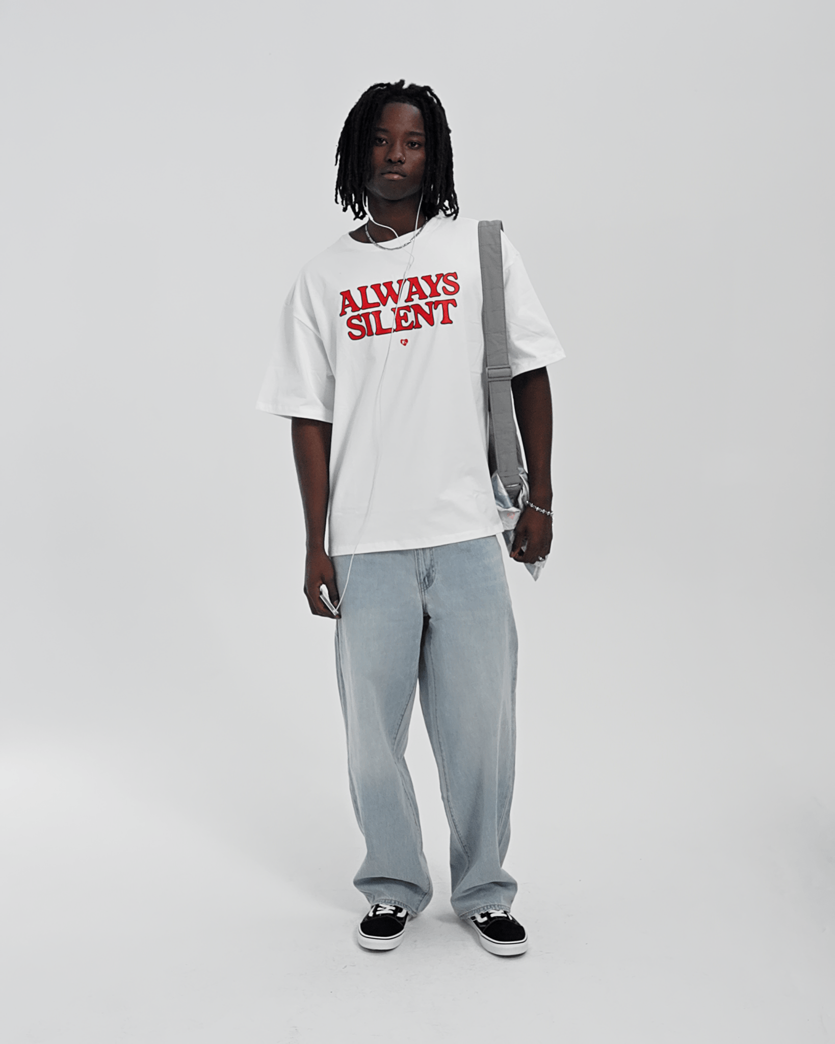 Blah Blah Blah Tee - White by Red Letters