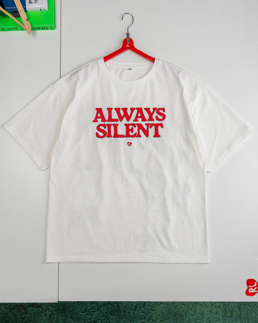 Blah Blah Blah Tee - White by Red Letters