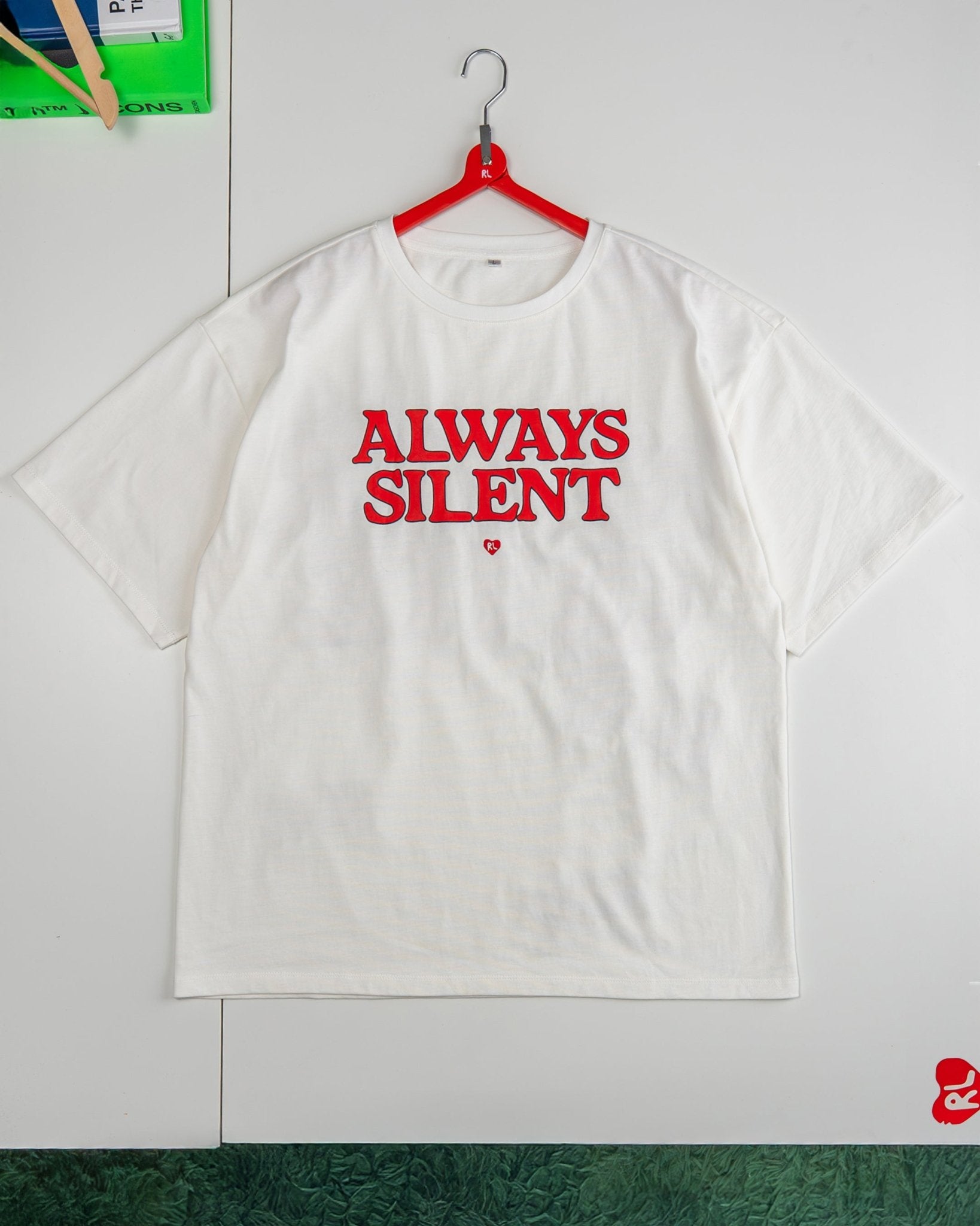 Blah Blah Blah Tee - White by Red Letters