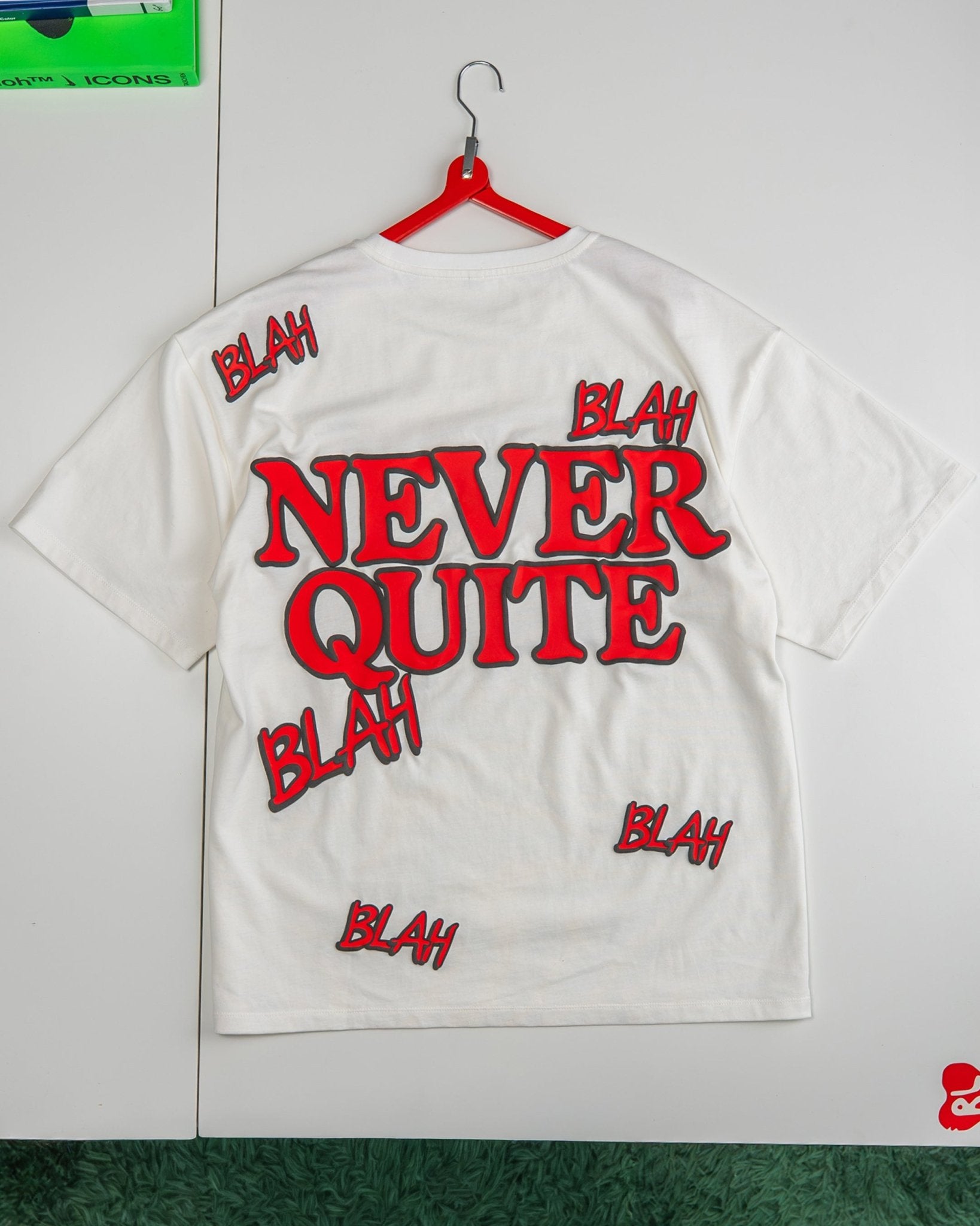 Blah Blah Blah Tee - White by Red Letters