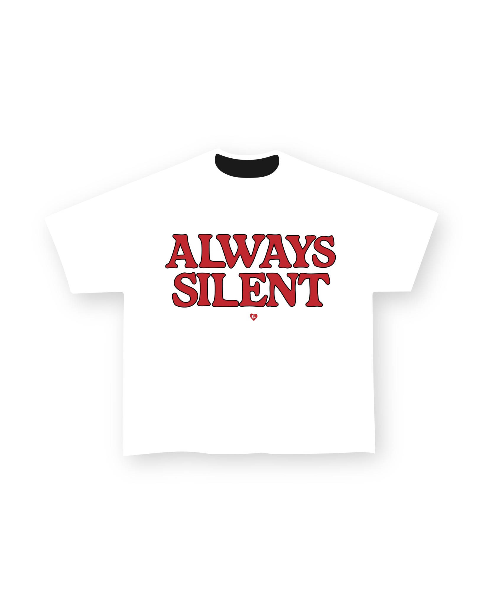 Blah Blah Blah Tee - White by Red Letters