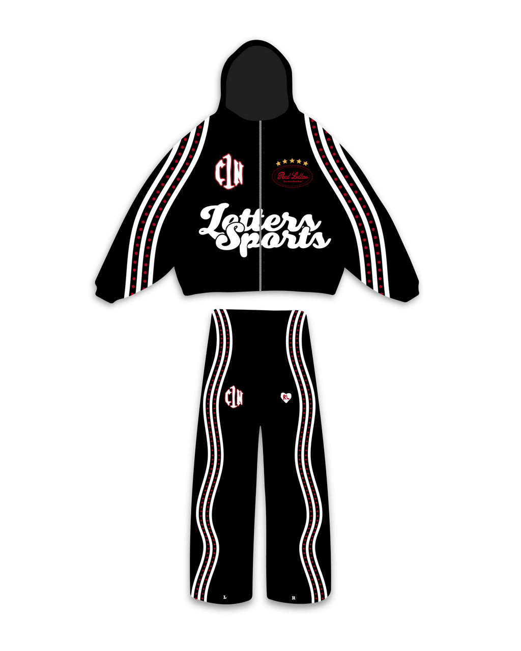 C1N x RL Black Set by Red Letters
