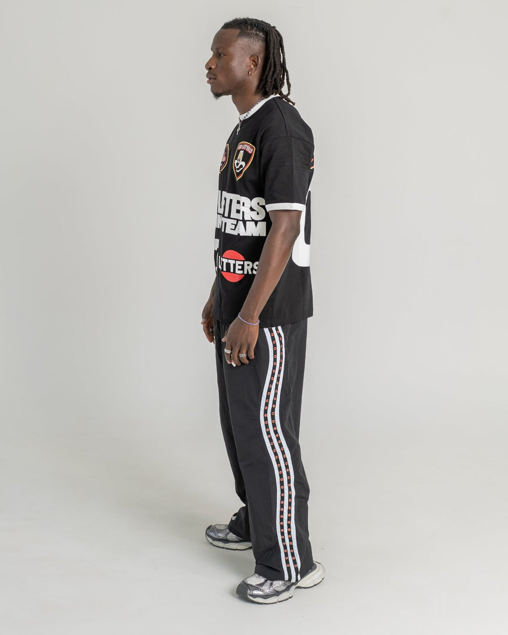 C1N x RL Pants - Black by Red Letters