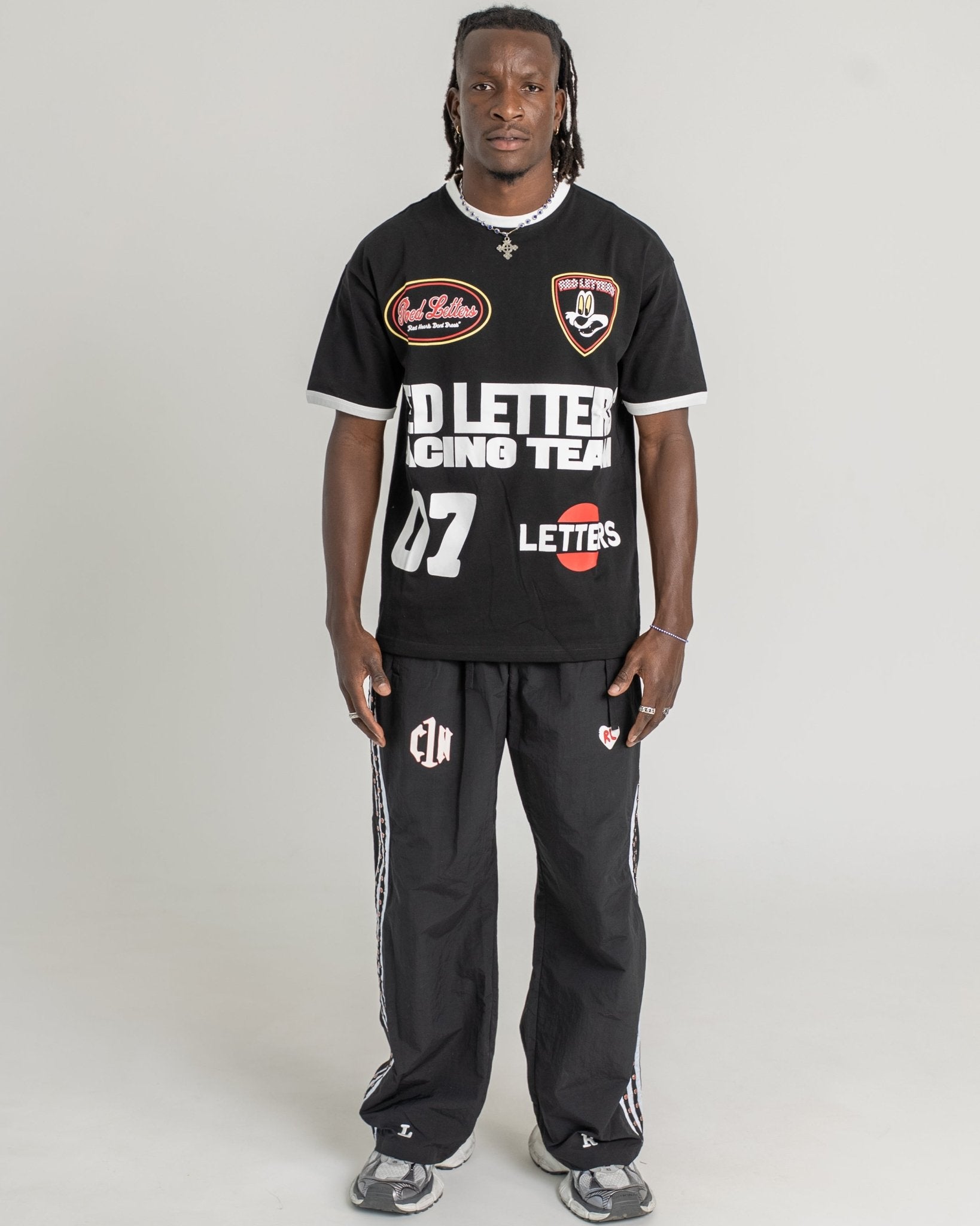 C1N x RL Pants - Black by Red Letters
