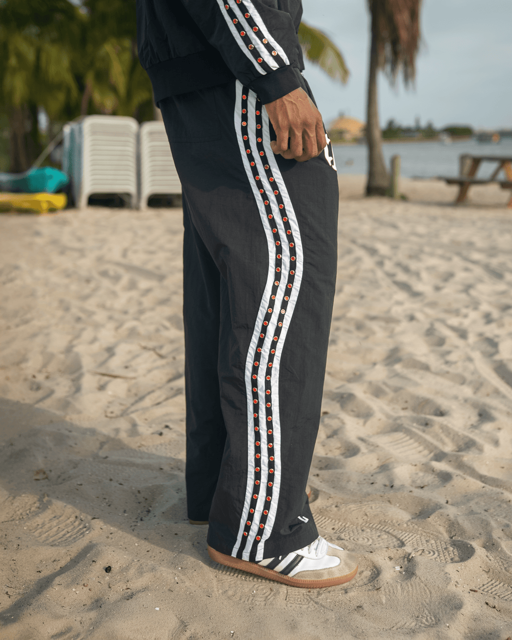 C1N x RL Pants - Black by Red Letters