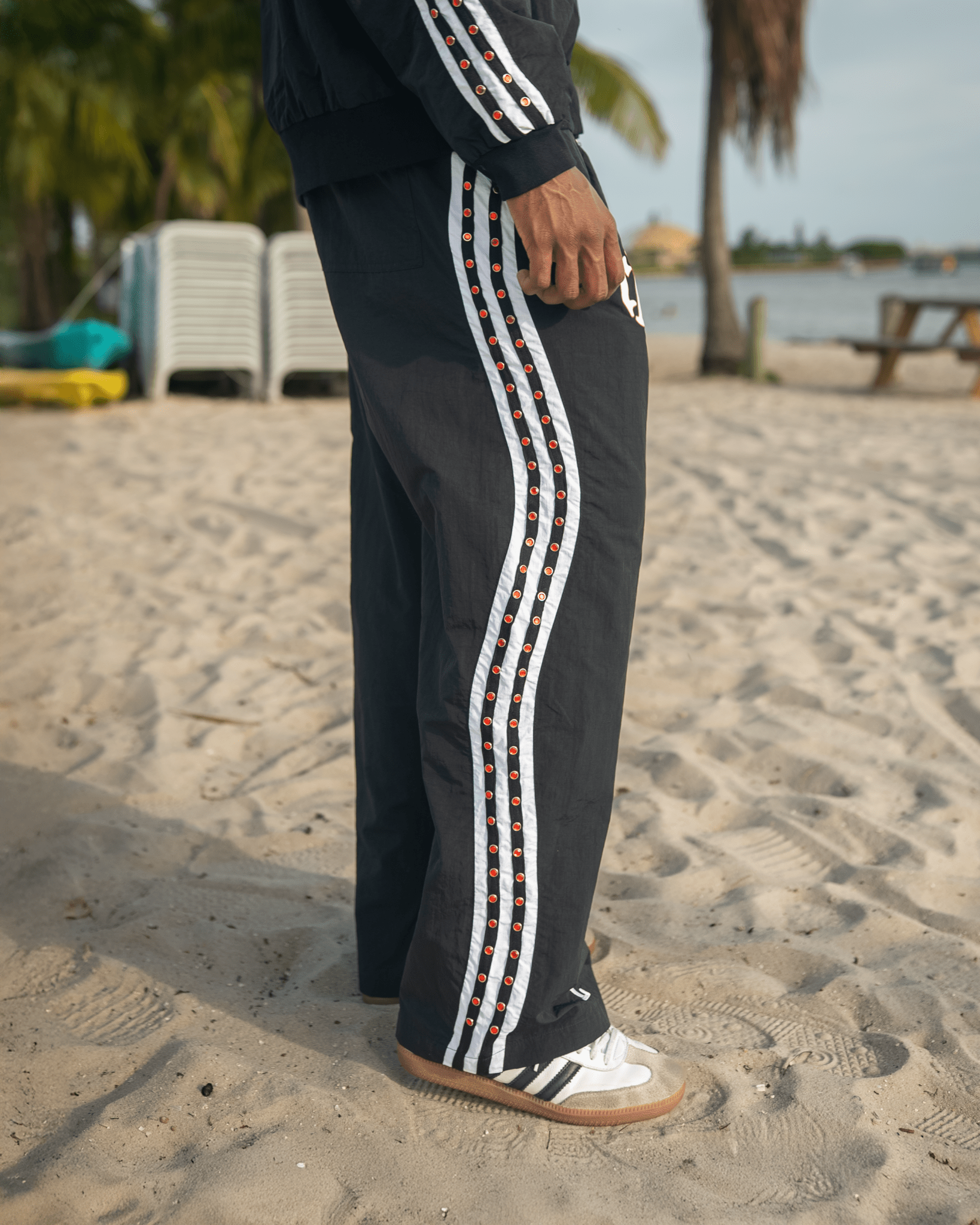 C1N x RL Pants - Black by Red Letters