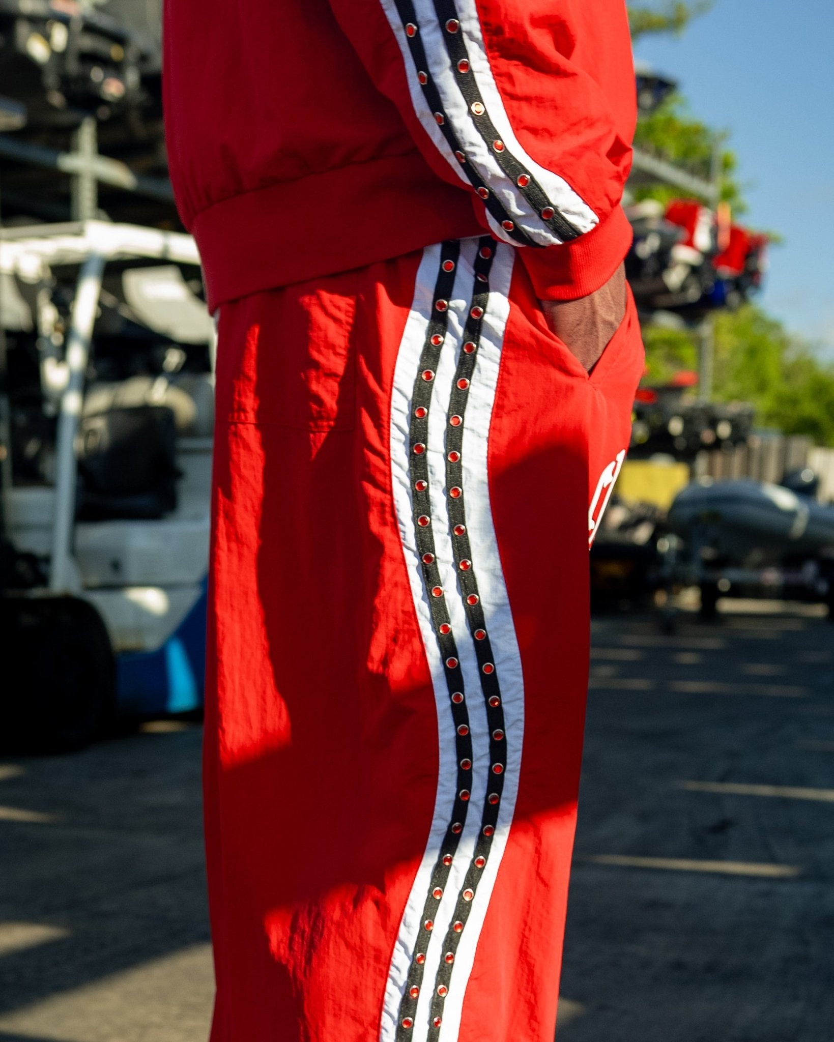 C1N x RL Pants - Red by Red Letters