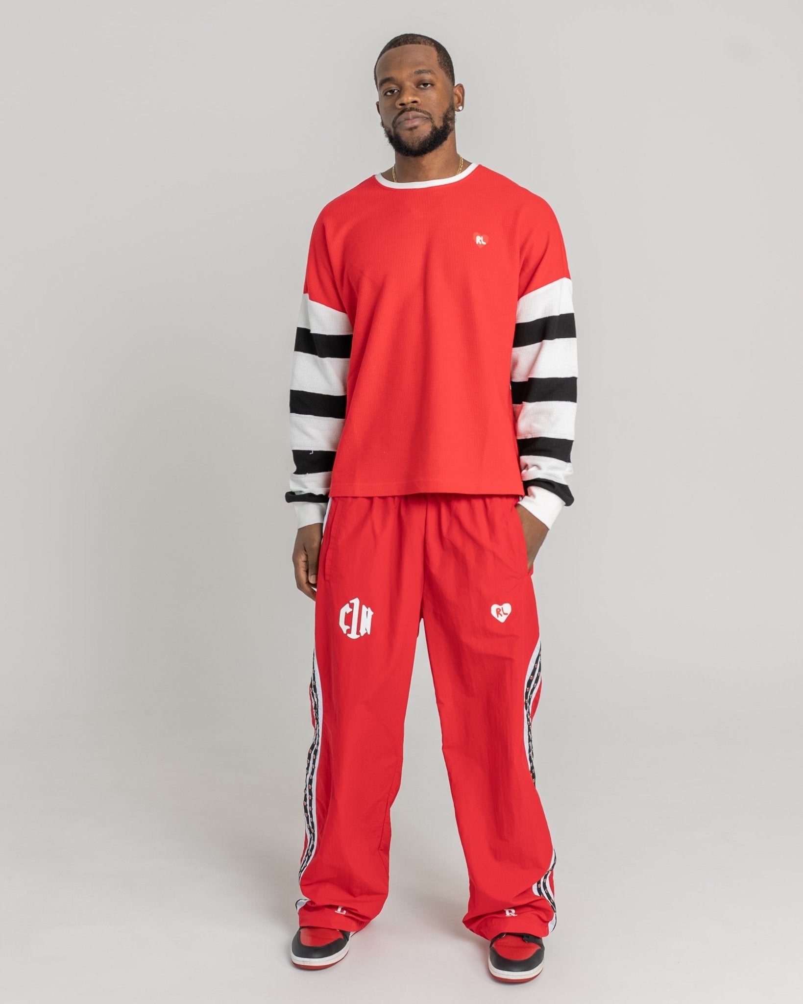 C1N x RL Pants - Red by Red Letters