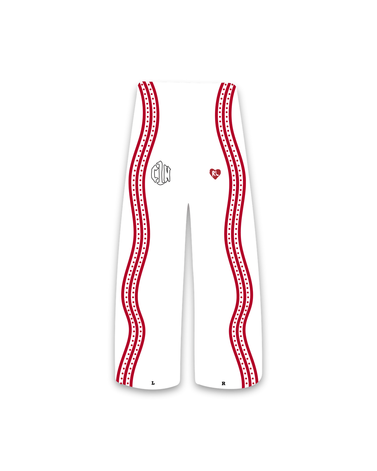 C1N x RL Pants - White by Red Letters