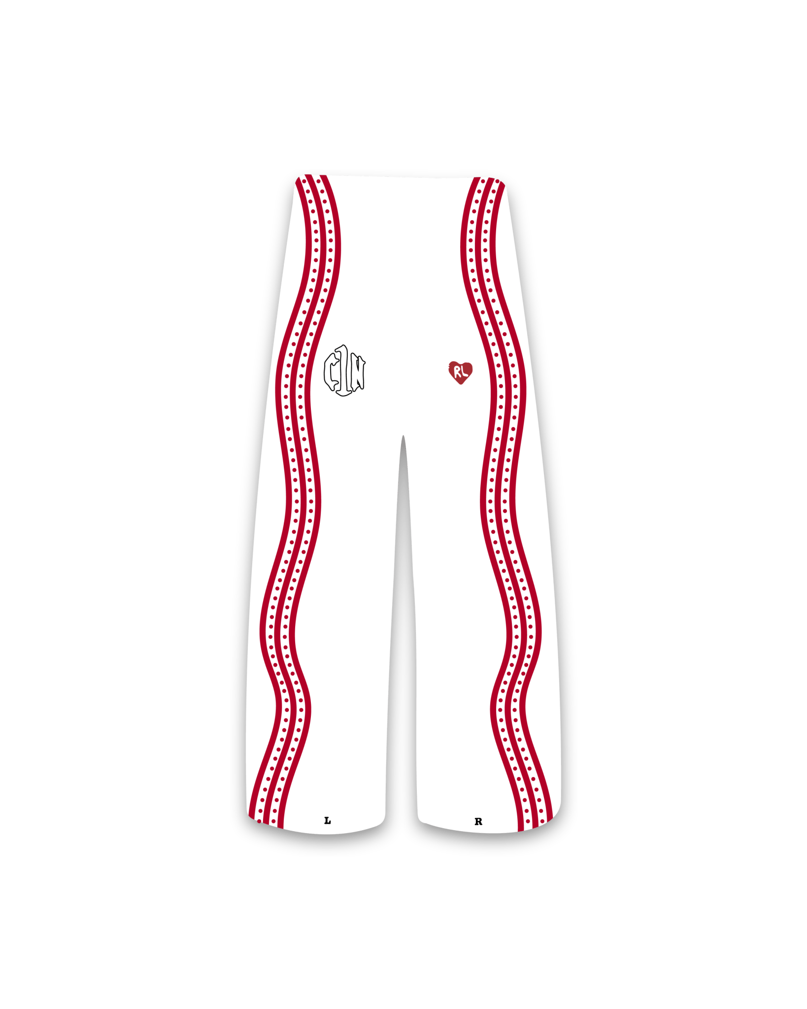 C1N x RL Pants - White by Red Letters