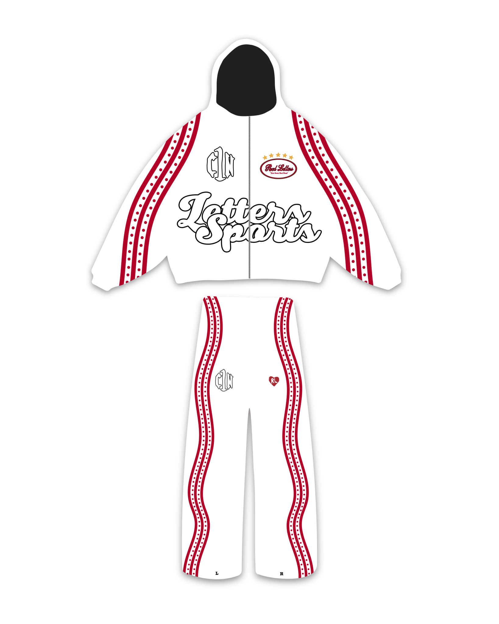 C1N x RL White Set by Red Letters